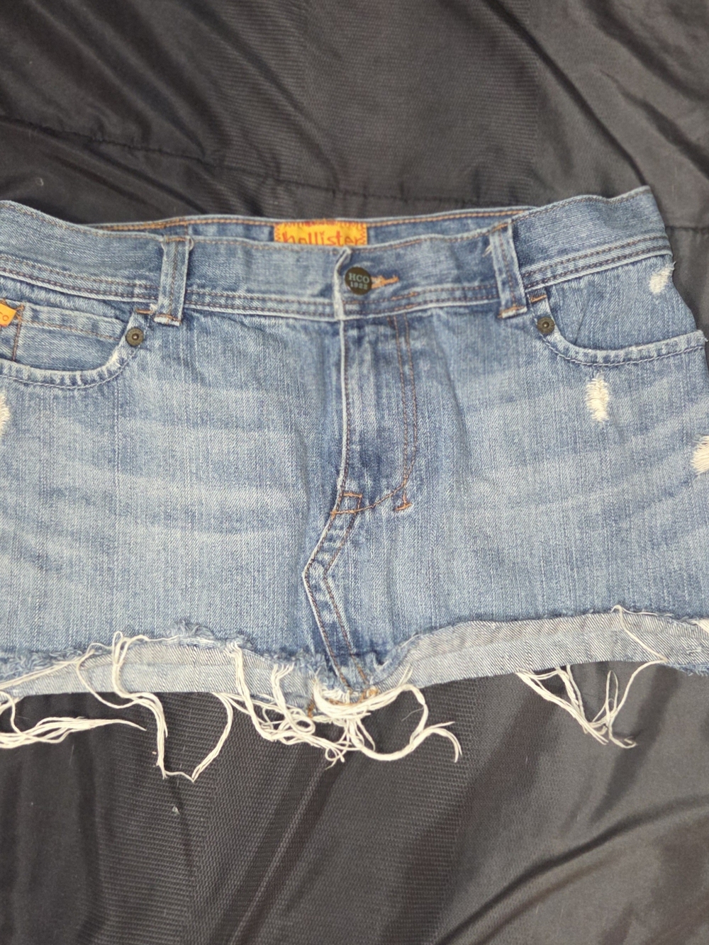 Hollister Y2K 2004-2005 Denim Mini Skirt Size 3